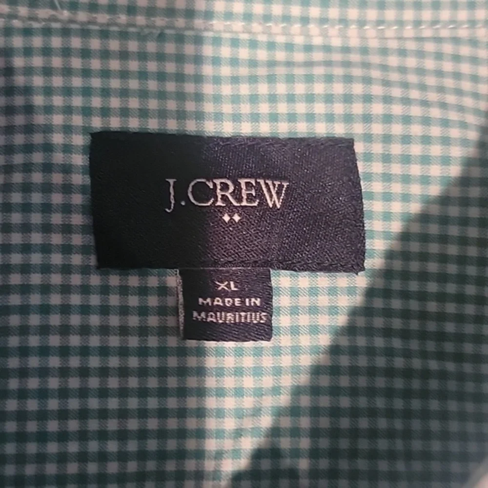 J.CREW MEN'S LONG SLEEVE OXFORD CHECKED SHIRT‎ (sz XL)